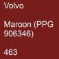 Preview: Volvo, Maroon (PPG 906346), 463.